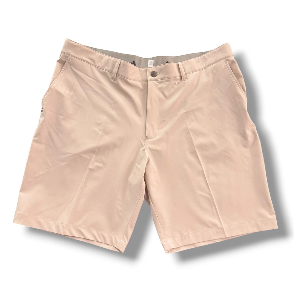 Adidas Woven‎ Golf Shorts Mens 40 Clear Brown Performance Stretch ADVR0838